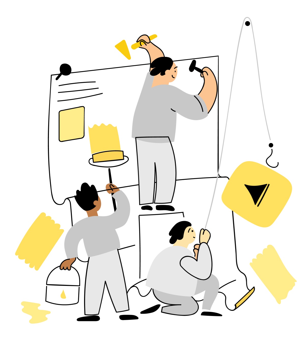 Ilustración de diseño UX